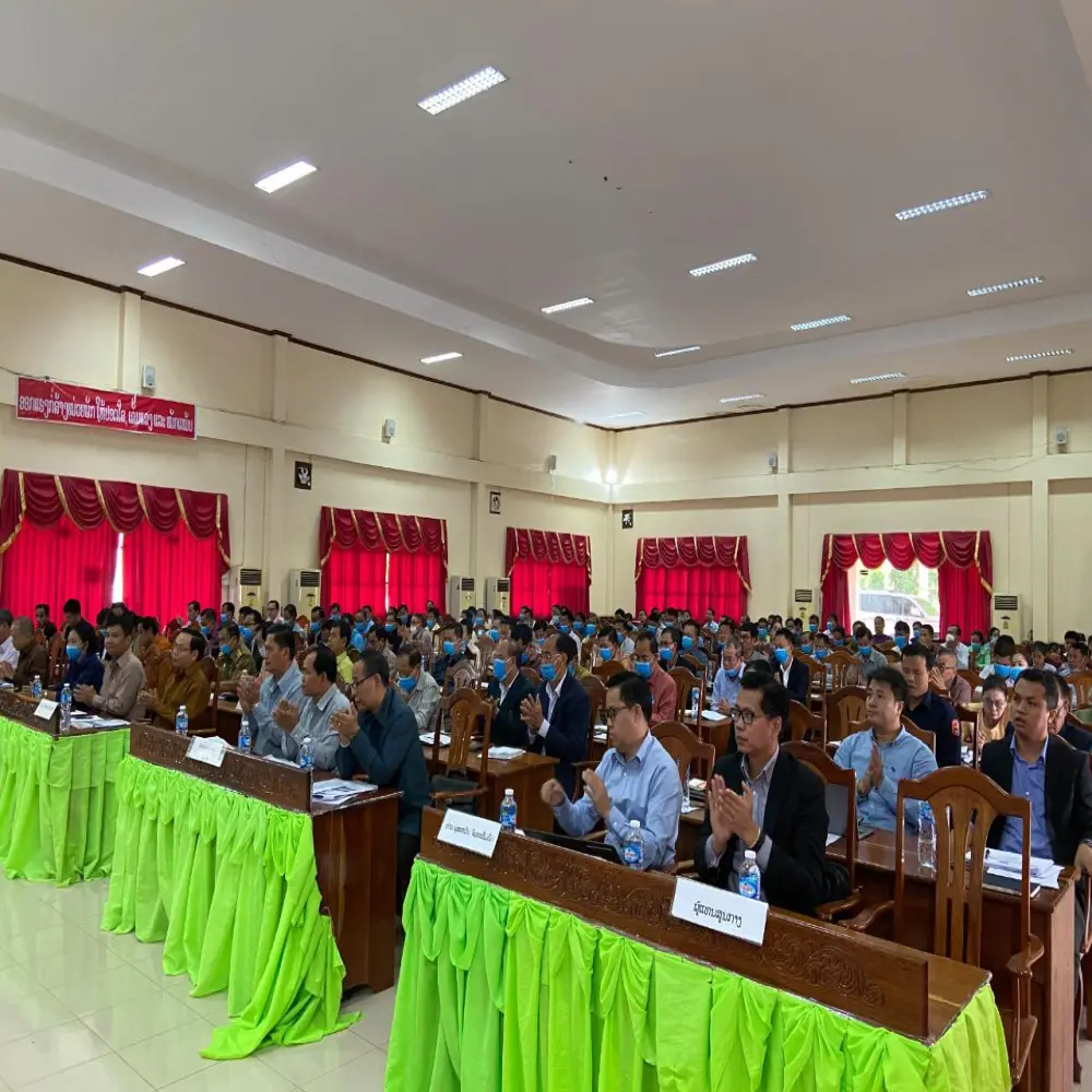 ກອງປະຊຸມເຜີຍແຜ່ກ່ຽວກັບ ການຈັດຕັ້ງປະຕິບັດເປົ້າໝາຍການພັດທະນາແບບຍືນຍົງ (ປພຍ/SDGs) ແລະ ວຽກງານກ່ຽວຂ້ອງຂອງກອງເລຂາ ປພຍ ໃຫ້ບັນດາເຈົ້າໜ້າທີ່ ທີ່ກ່ຽວຂ້ອງຂອງ 4 ແຂວງພາກໃຕ້